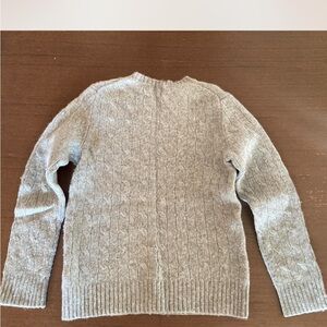 Crewcuts Light Gray Cable Knit Sweater